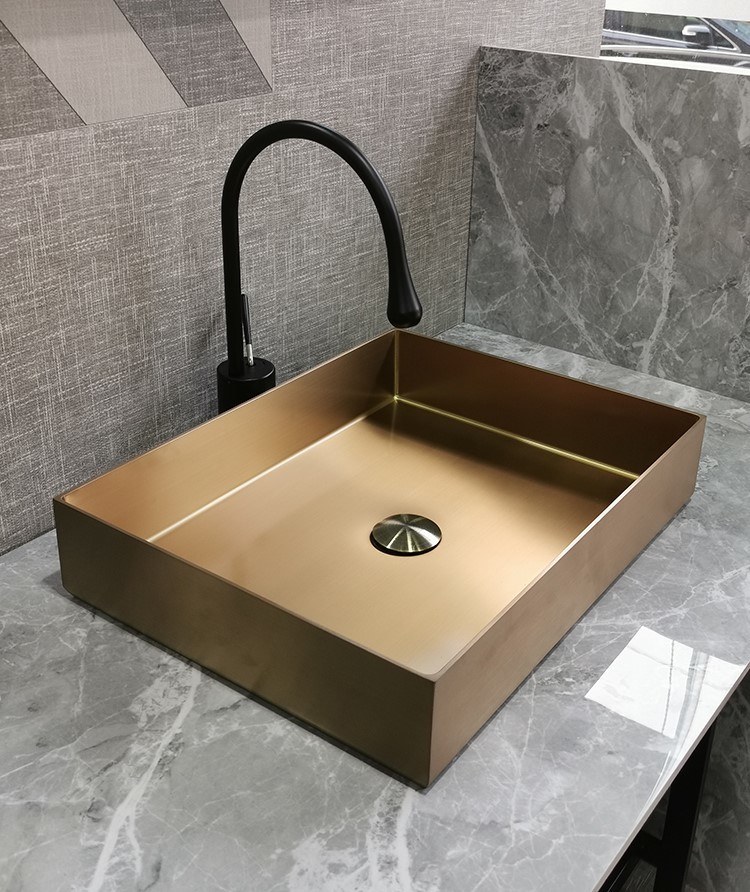 El cuarto de baño europeo de Home Depot del diseño lavabo se hunde/de