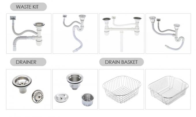 Acero inoxidable elegante grande único 1150 x 457 x 230/solo del