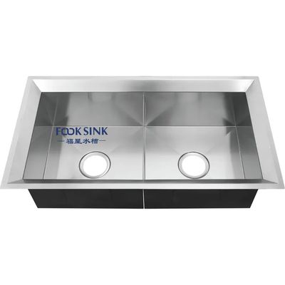 El fabricante Rectangular Stainless Steel se hunde para la cocina y el cuarto de baño hechos a mano