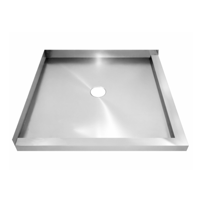 Cuadro de alta calidad de la bandeja de baño para apartamentos hotel RV portátil estándar americano y europeo 304 base de ducha de acero inoxidable